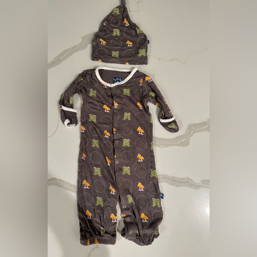 Baby Kickee Pants set. 0-3 months EUC